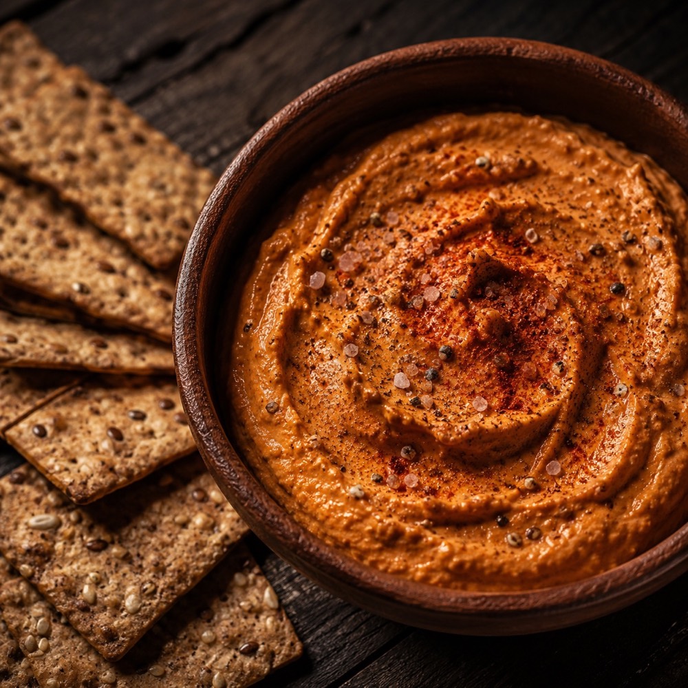 Smoky hung-curd dip